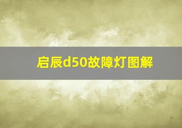 启辰d50故障灯图解