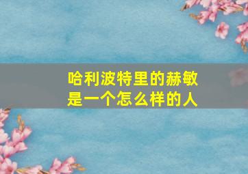 哈利波特里的赫敏是一个怎么样的人