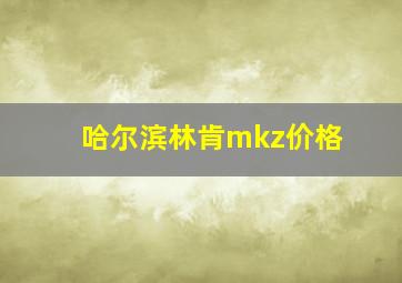 哈尔滨林肯mkz价格