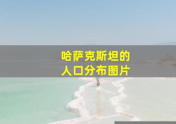 哈萨克斯坦的人口分布图片