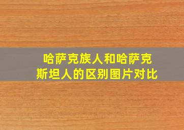 哈萨克族人和哈萨克斯坦人的区别图片对比