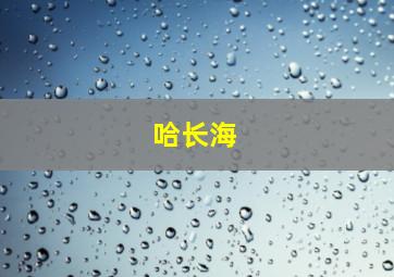 哈长海