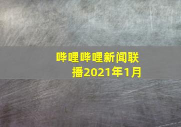 哔哩哔哩新闻联播2021年1月