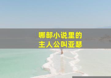 哪部小说里的主人公叫亚瑟