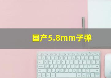 国产5.8mm子弹