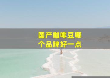 国产咖啡豆哪个品牌好一点