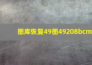 图库恢复49图49208bcm