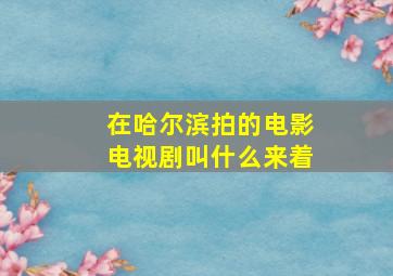 在哈尔滨拍的电影电视剧叫什么来着