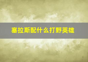 塞拉斯配什么打野英雄