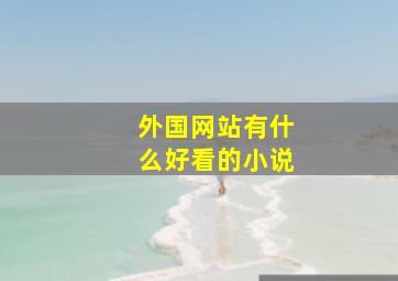 外国网站有什么好看的小说