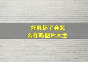 外屏坏了会怎么样吗图片大全