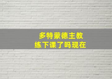 多特蒙德主教练下课了吗现在