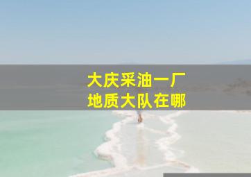 大庆采油一厂地质大队在哪