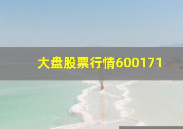 大盘股票行情600171