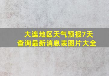 大连地区天气预报7天查询最新消息表图片大全