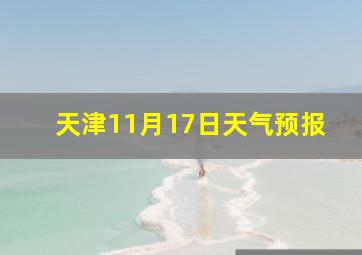 天津11月17日天气预报