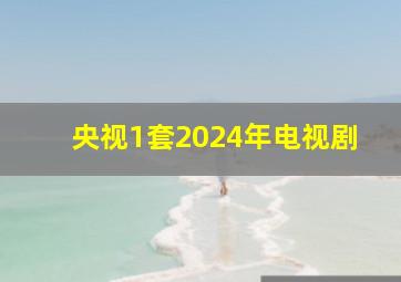 央视1套2024年电视剧