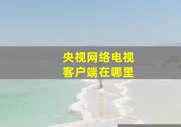 央视网络电视客户端在哪里