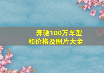 奔驰100万车型和价格及图片大全