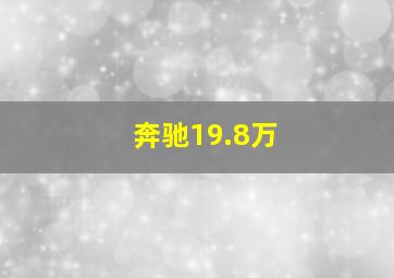 奔驰19.8万