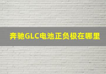 奔驰GLC电池正负极在哪里