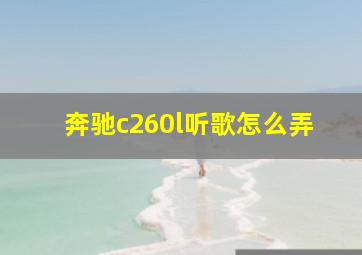 奔驰c260l听歌怎么弄