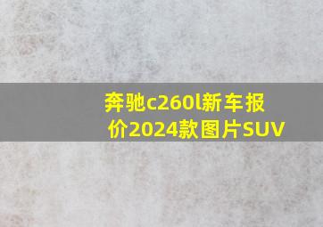 奔驰c260l新车报价2024款图片SUV