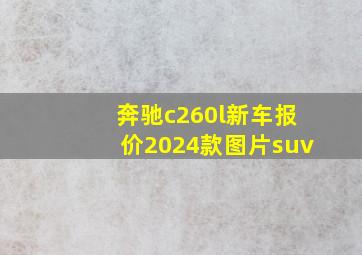 奔驰c260l新车报价2024款图片suv