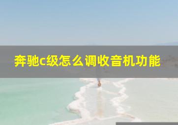 奔驰c级怎么调收音机功能