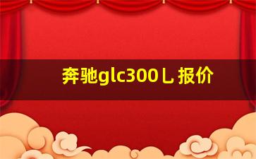 奔驰glc300乚报价