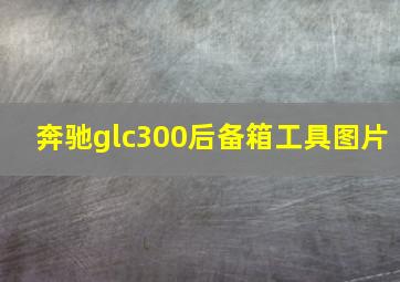 奔驰glc300后备箱工具图片