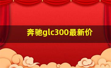 奔驰glc300最新价