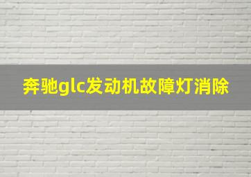 奔驰glc发动机故障灯消除