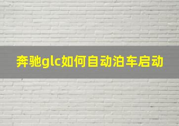 奔驰glc如何自动泊车启动