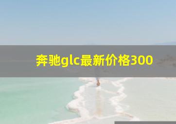 奔驰glc最新价格300