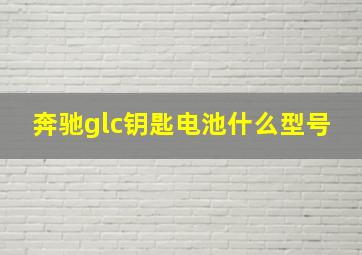 奔驰glc钥匙电池什么型号