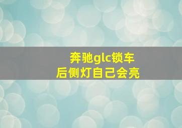 奔驰glc锁车后侧灯自己会亮