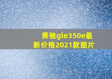 奔驰gle350e最新价格2021款图片