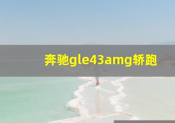 奔驰gle43amg轿跑