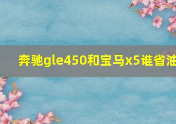 奔驰gle450和宝马x5谁省油