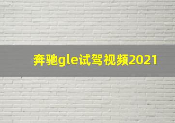 奔驰gle试驾视频2021