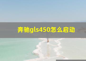 奔驰gls450怎么启动