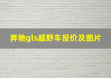 奔驰gls越野车报价及图片