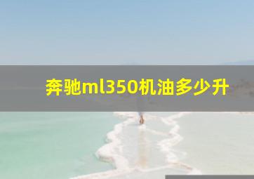 奔驰ml350机油多少升