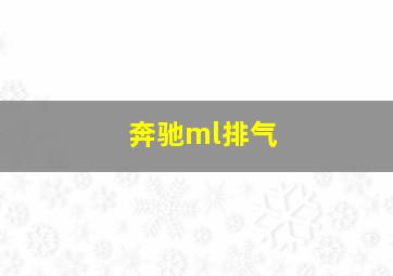 奔驰ml排气