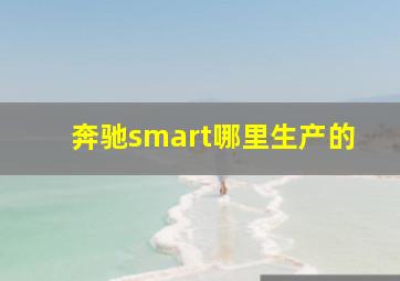 奔驰smart哪里生产的