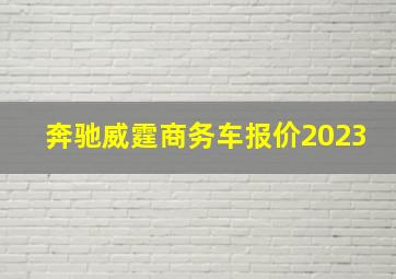 奔驰威霆商务车报价2023