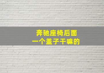 奔驰座椅后面一个盖子干嘛的