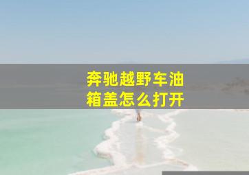 奔驰越野车油箱盖怎么打开