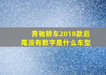 奔驰轿车2018款后尾没有数字是什么车型